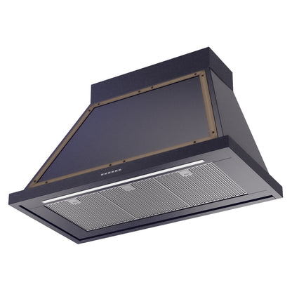 ILVE Nostalgie II Noblesse 40" Midnight Blue Range Hood with 600 CFM