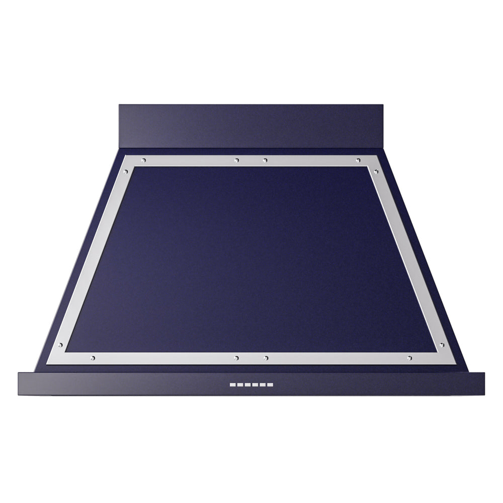 ILVE Nostalgie II Noblesse 40" Midnight Blue Range Hood with 600 CFM