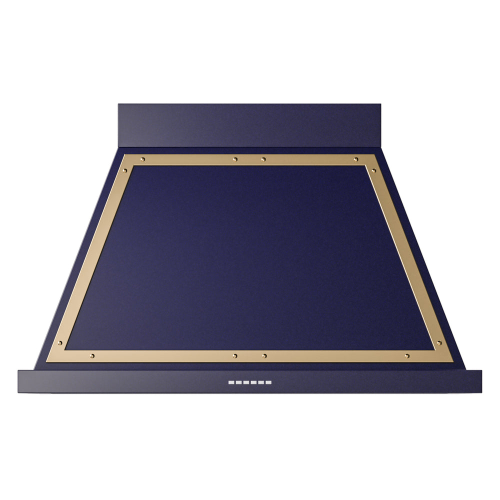 ILVE Nostalgie II Noblesse 40" Midnight Blue Range Hood with 600 CFM