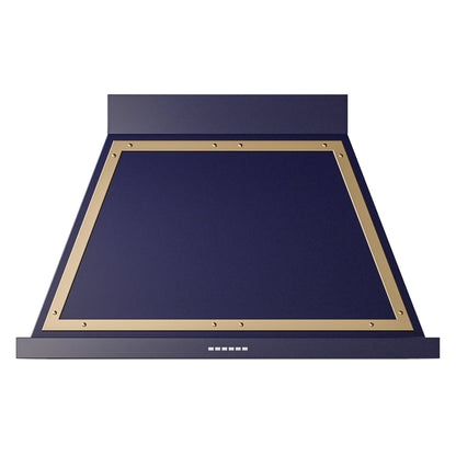 ILVE Nostalgie II Noblesse 40" Midnight Blue Range Hood with 600 CFM