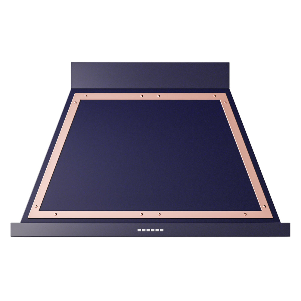 ILVE Nostalgie II Noblesse 40" Midnight Blue Range Hood with 600 CFM