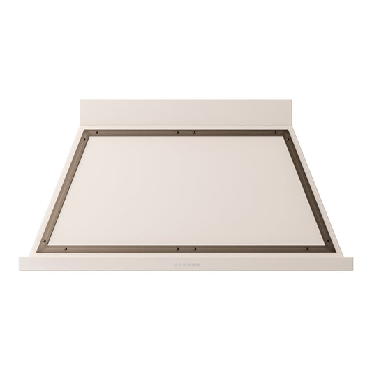ILVE Nostalgie II Noblesse 48" Antique White Range Hood with 600 CFM