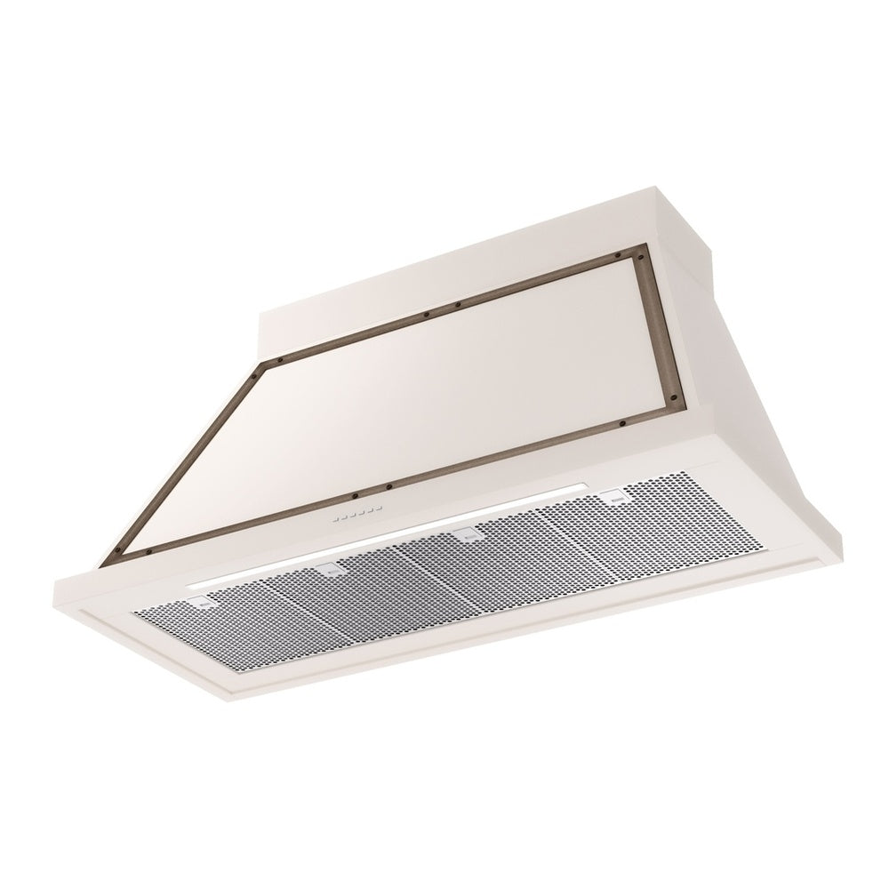 ILVE Nostalgie II Noblesse 48" Antique White Range Hood with 600 CFM