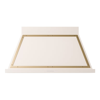 ILVE Nostalgie II Noblesse 48" Antique White Range Hood with 600 CFM