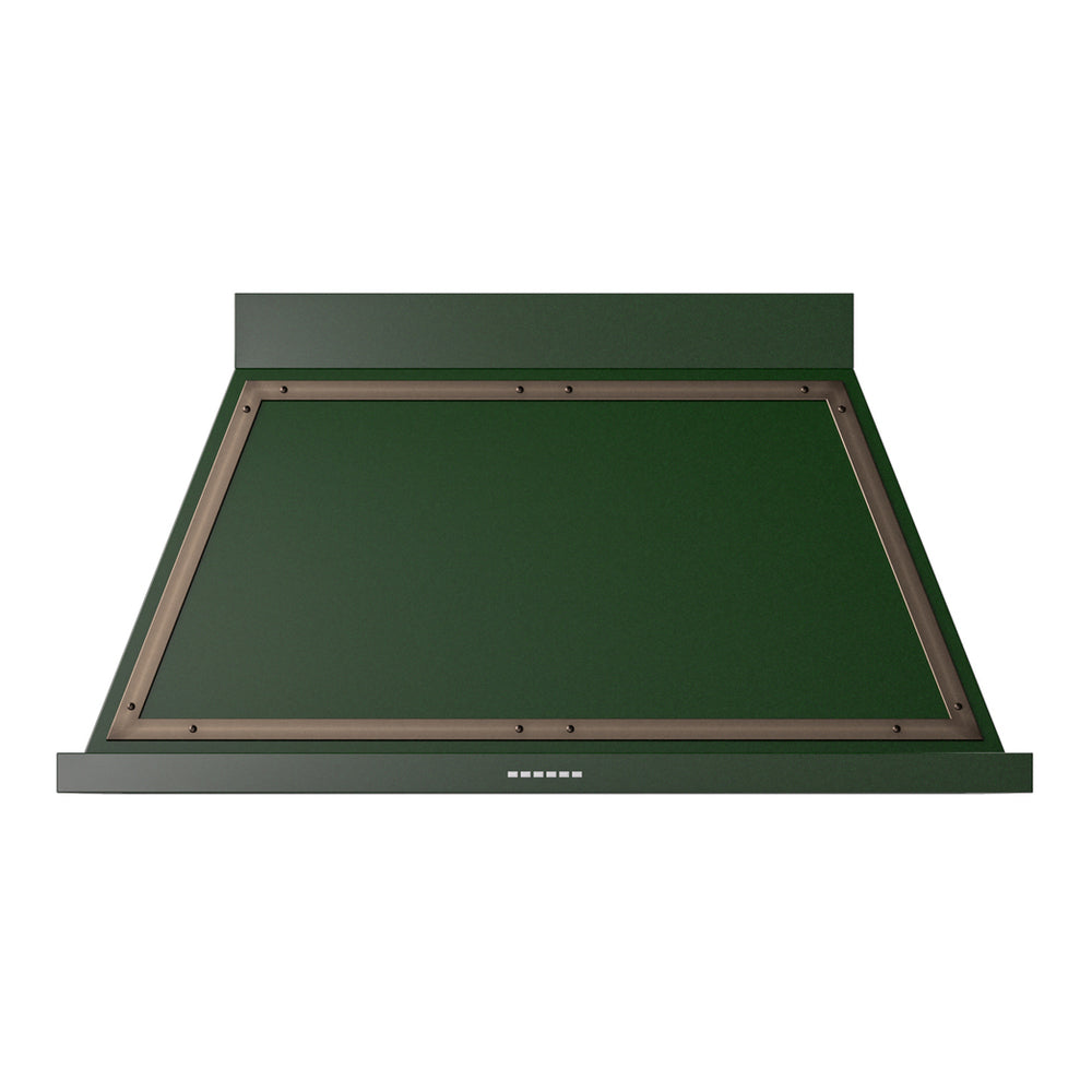 ILVE Nostalgie II Noblesse 48" Emerald Green Range Hood with 600 CFM