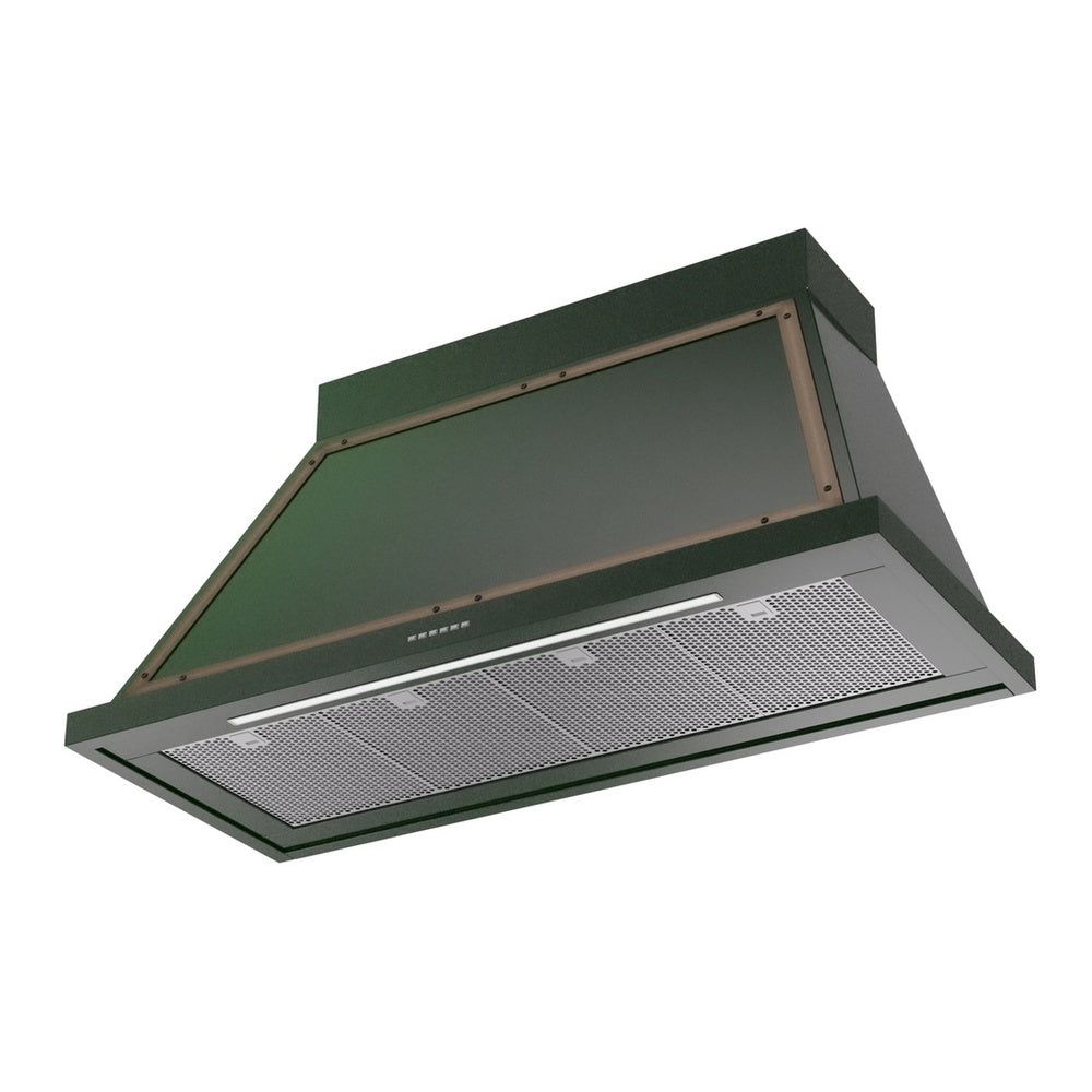 ILVE Nostalgie II Noblesse 48" Emerald Green Range Hood with 600 CFM