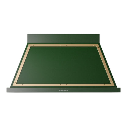 ILVE Nostalgie II Noblesse 48" Emerald Green Range Hood with 600 CFM