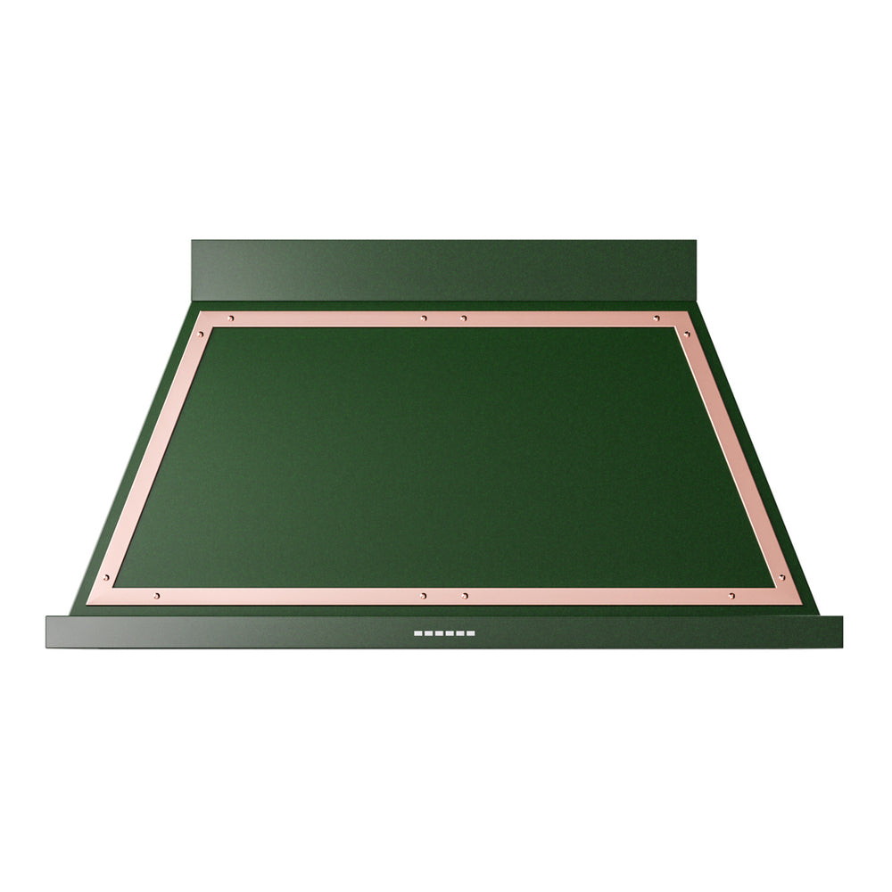 ILVE Nostalgie II Noblesse 48" Emerald Green Range Hood with 600 CFM