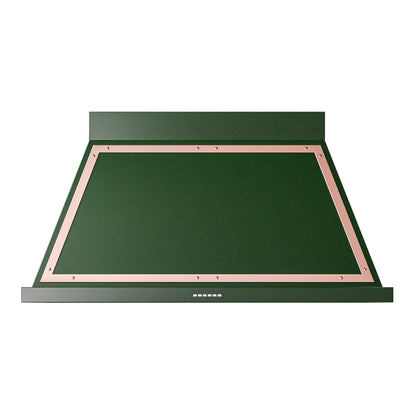 ILVE Nostalgie II Noblesse 48" Emerald Green Range Hood with 600 CFM