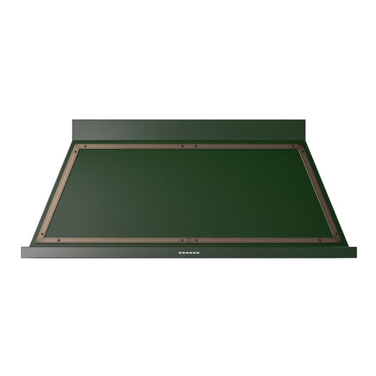 ILVE Nostalgie II Noblesse 60" Emerald Green Range Hood with 600 CFM
