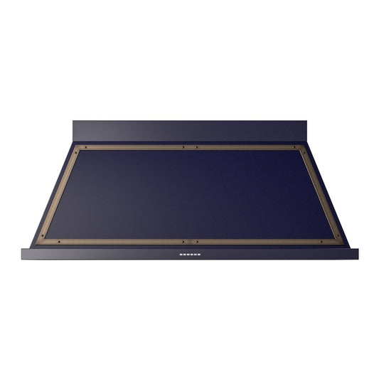 ILVE Nostalgie II Noblesse 60" Midnight Blue Range Hood with 600 CFM