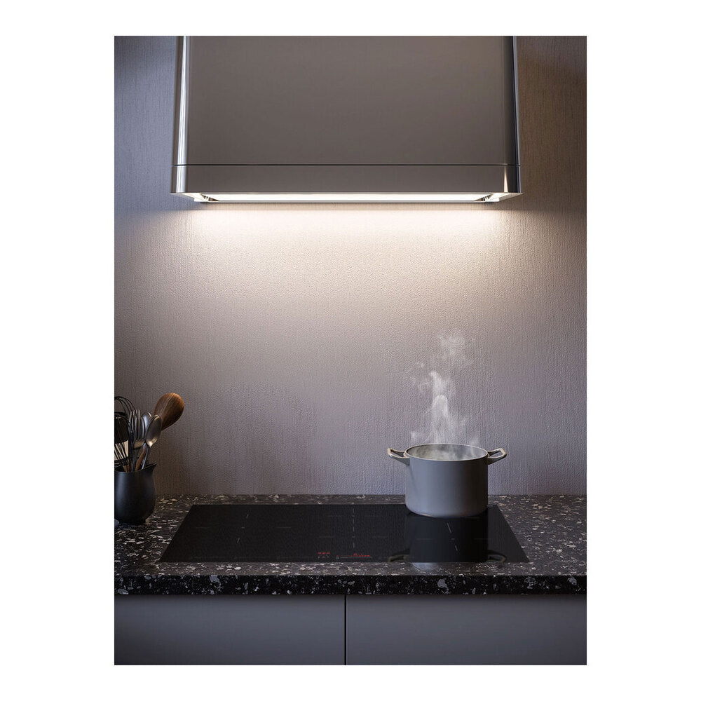 ILVE Professional Plus II 36" Glossy Black Built-In Induction Cooktop with 5 Element Zones