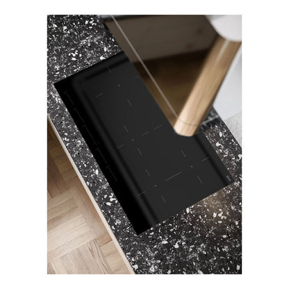 ILVE Professional Plus II 36" Glossy Black Built-In Induction Cooktop with 5 Element Zones
