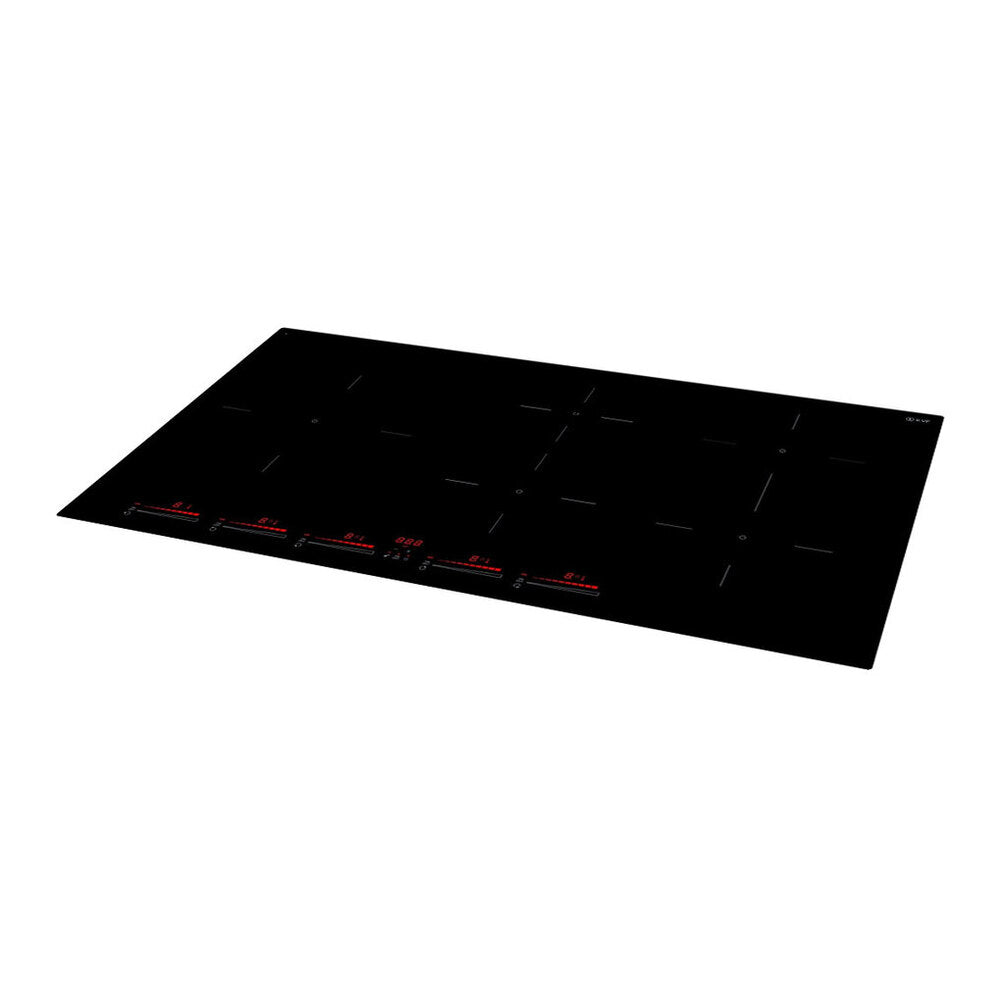 ILVE Professional Plus II 36" Glossy Black Built-In Induction Cooktop with 5 Element Zones