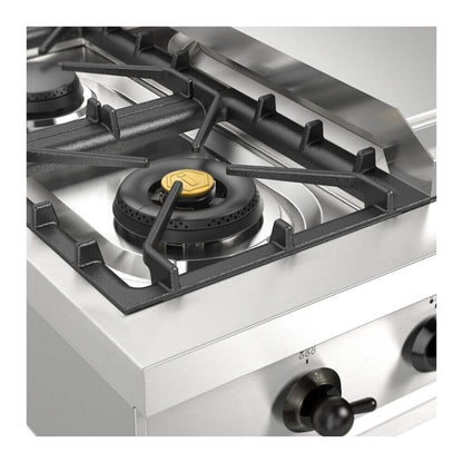 ILVE Nostalgie II 36" Stainless Steel Built-In Gas Rangetop with 6 Burners and Griddle Liquid Propane