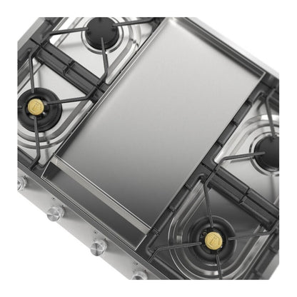 ILVE Professional Plus II 36" Stainless Steel Built-In Gas Cooktop with 4 Burners and Griddle
