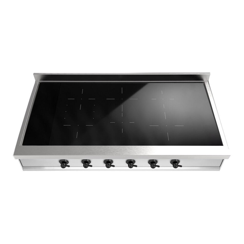 ILVE Nostalgie II 48" Stainless Steel Built-In Induction Rangetop with 6 Elements