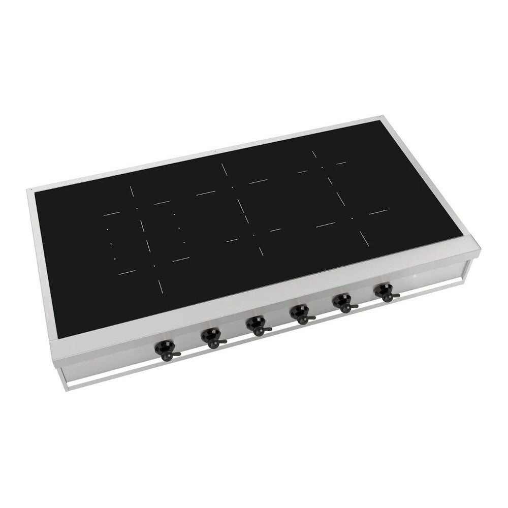 ILVE Nostalgie II 48" Stainless Steel Built-In Induction Rangetop with 6 Elements