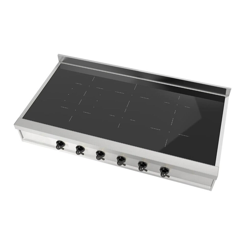 ILVE Nostalgie II 48" Stainless Steel Built-In Induction Rangetop with 6 Elements