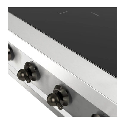 ILVE Nostalgie II 48" Stainless Steel Built-In Induction Rangetop with 6 Elements