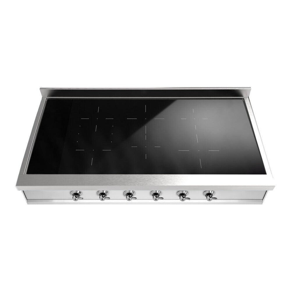 ILVE Nostalgie II 48" Stainless Steel Built-In Induction Rangetop with 6 Elements