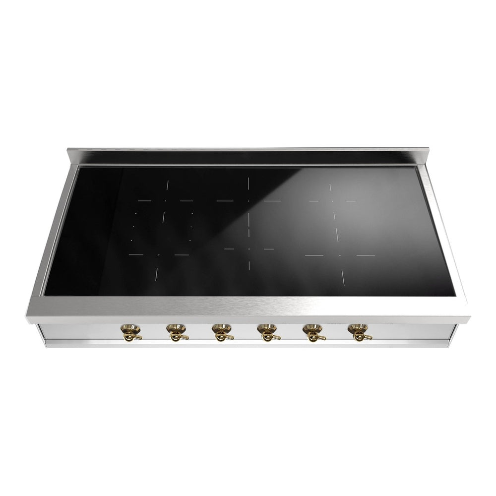 ILVE Nostalgie II 48" Stainless Steel Built-In Induction Rangetop with 6 Elements
