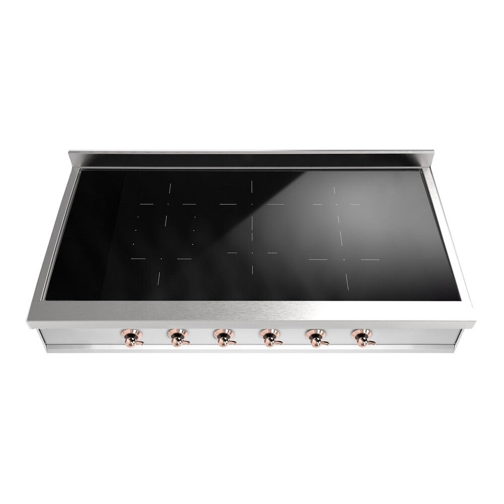 ILVE Nostalgie II 48" Stainless Steel Built-In Induction Rangetop with 6 Elements