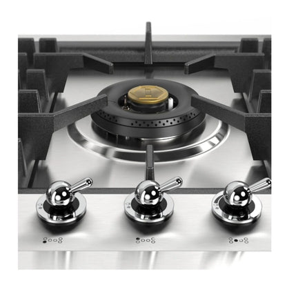 ILVE Nostalgie II 48" Stainless Steel Built-In Gas Cooktop with 6 Burners Liquid Propane