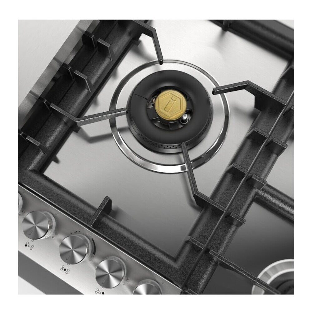 ILVE Professional Plus II 36" Stainless Steel Built-In Gas Cooktop with 5 Burners and Griddle