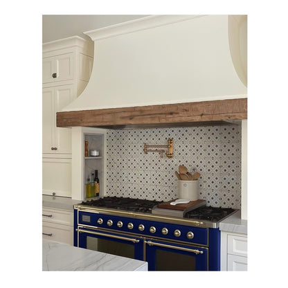 ILVE Majestic II 60 inch Triple Glass Door Natural Gas Dual Fuel Range Chrome Midnight Blue