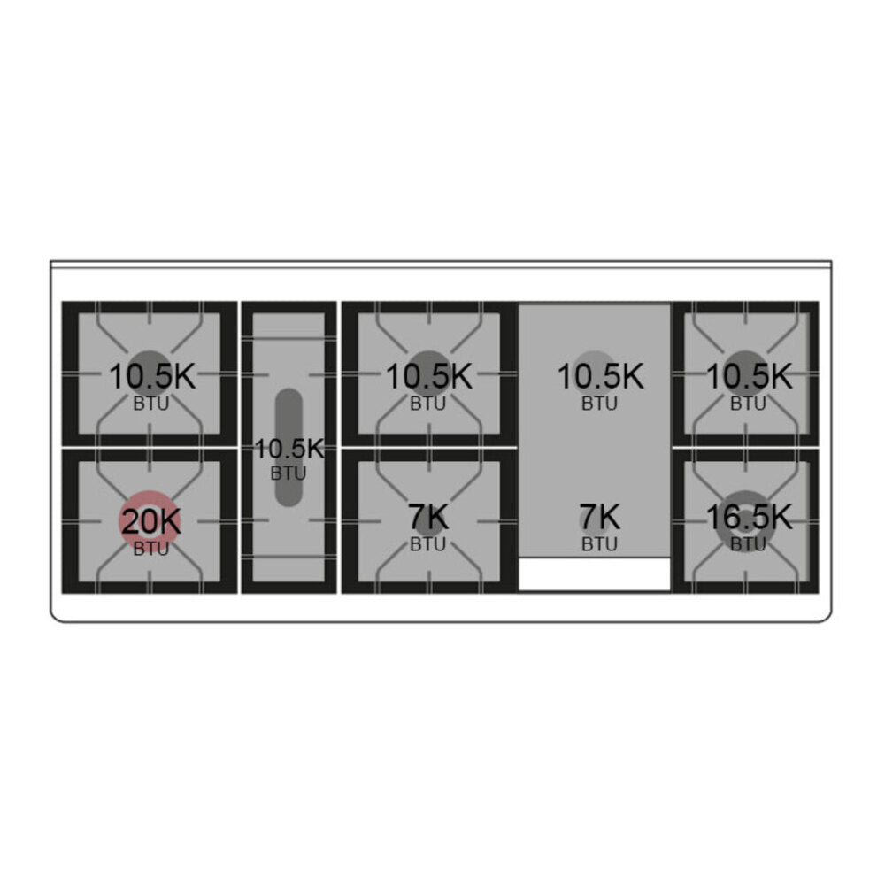 ILVE Majestic II 60" Midnight Blue Dual Fuel Range with 9 Burners and Griddle Solid Door Liquid Propane