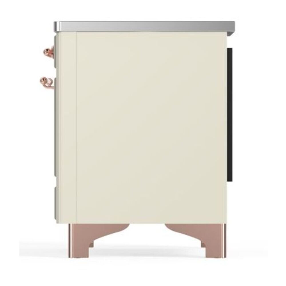 ILVE Majestic II 40 inch Triple Glass Door Induction Range Copper Antique White