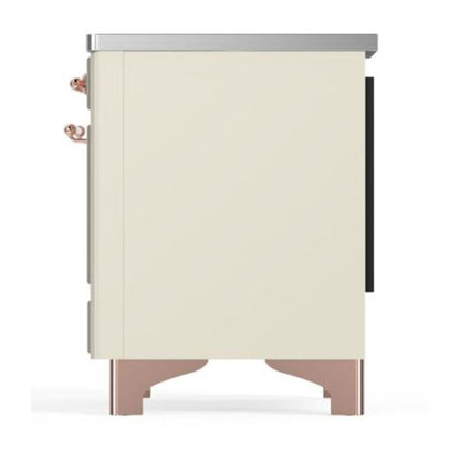 ILVE Majestic II 40 inch Triple Glass Door Induction Range Copper Antique White