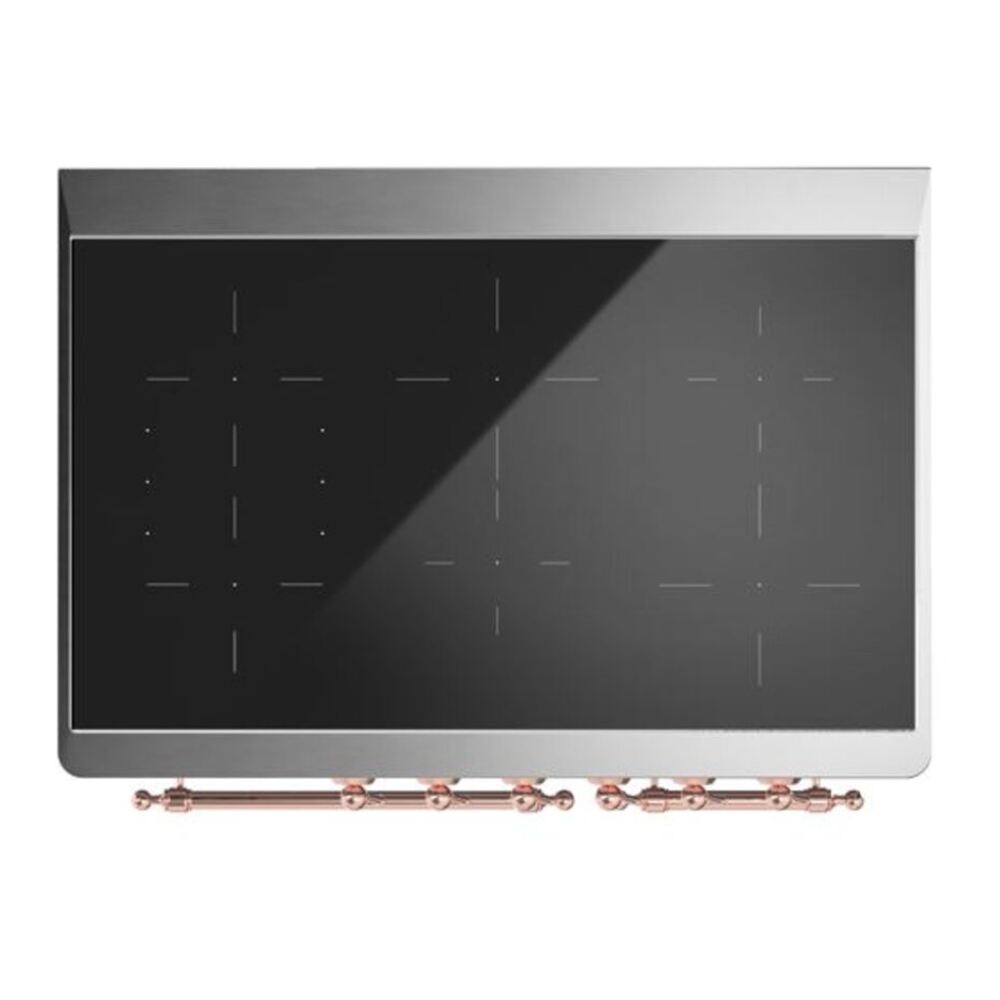 ILVE Majestic II 40 inch Triple Glass Door Induction Range Copper Emerald Green