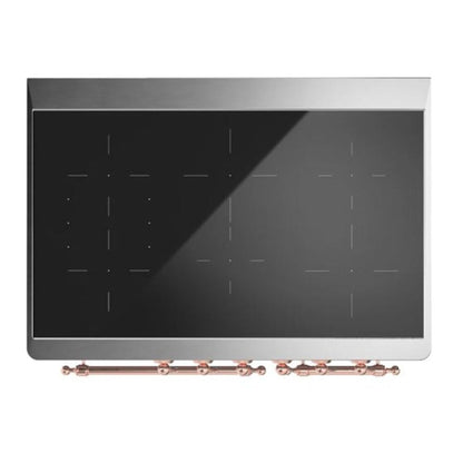 ILVE Majestic II 40 inch Triple Glass Door Induction Range Copper Emerald Green