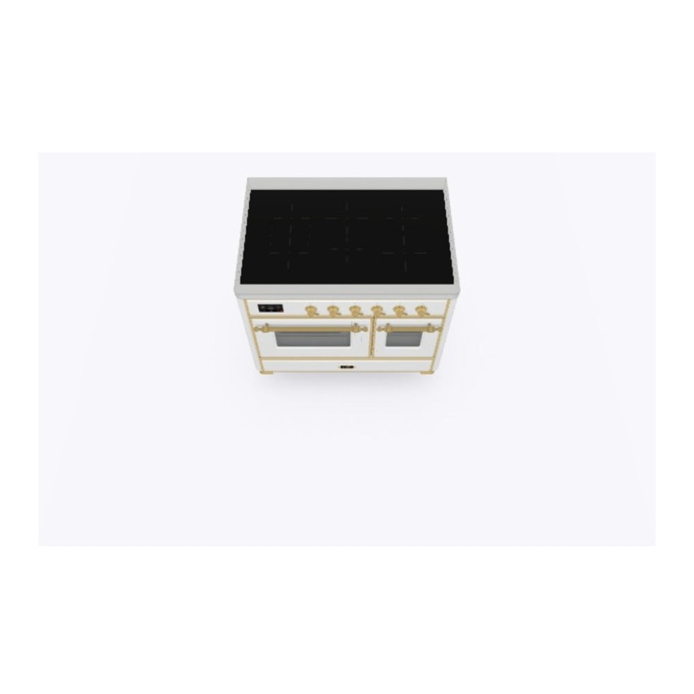ILVE Majestic II 40 inch Triple Glass Door Induction Range Brass RAL