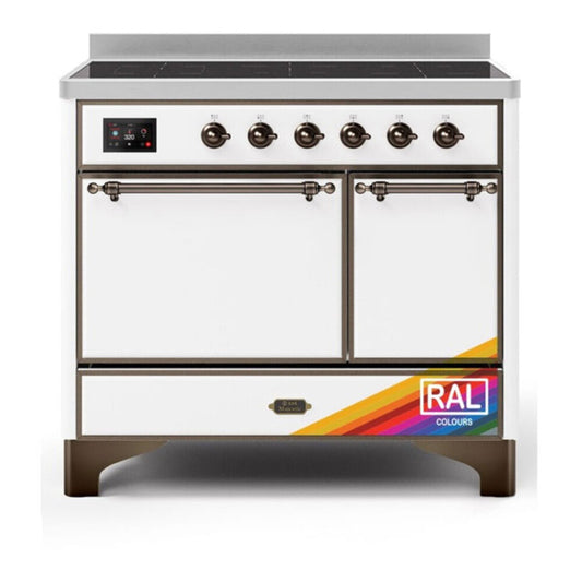 ILVE Majestic II 40" RAL Induction Range with 6 Elements Solid Door