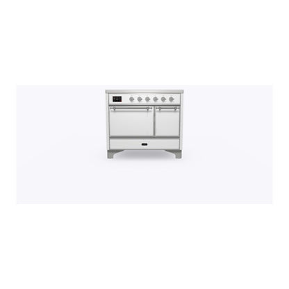 ILVE Majestic II 40 inch Solid Door Induction Range Chrome RAL