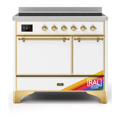 ILVE Majestic II 40 inch Solid Door Induction Range Brass RAL