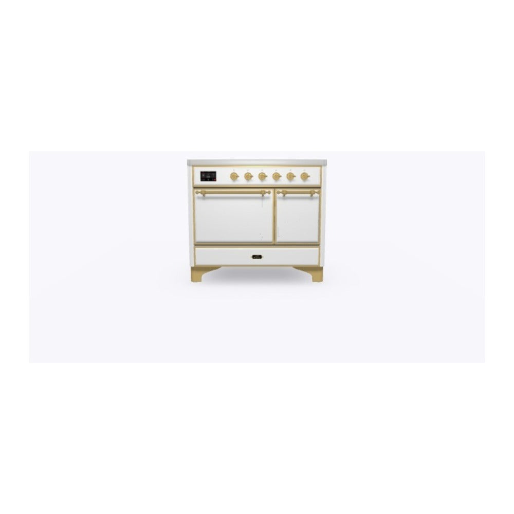 ILVE Majestic II 40 inch Solid Door Induction Range Brass RAL