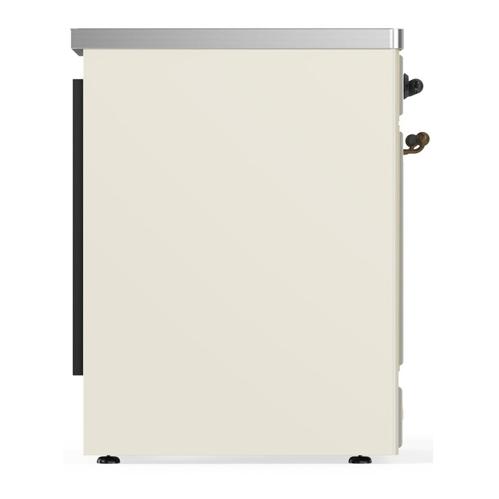 ILVE Majestic III 30 inch Triple Glass Door Induction Range Burnished Antique White