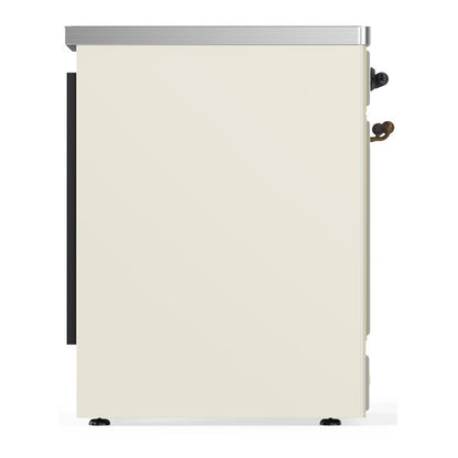 ILVE Majestic III 30 inch Triple Glass Door Induction Range Burnished Antique White