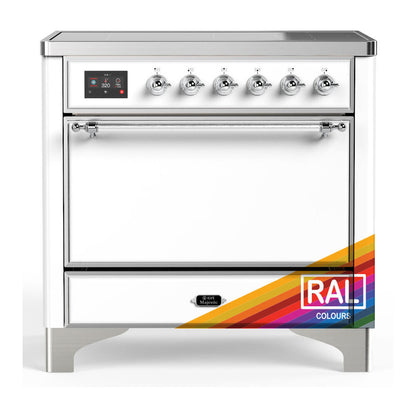ILVE Majestic III 36" RAL Induction Range with 6 Elements Solid Door