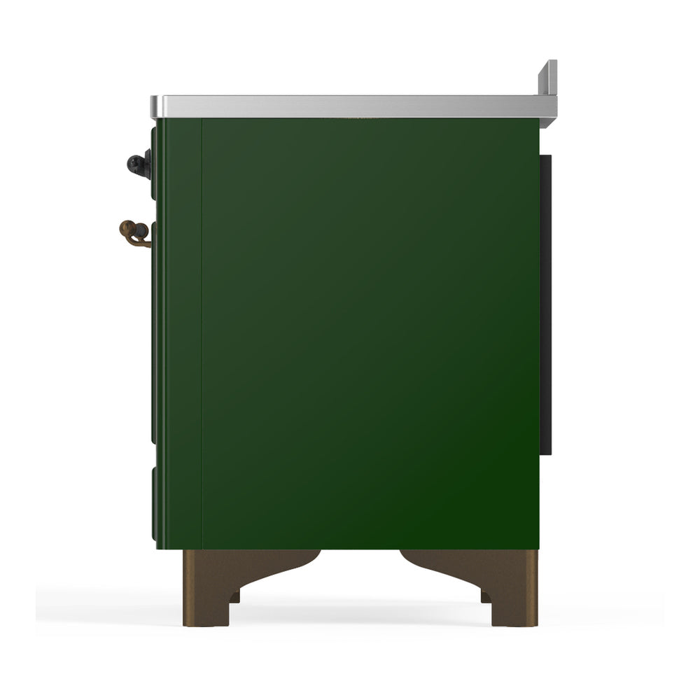 ILVE Majestic III 48" Emerald Green Induction Range with 6 Elements Triple Glass Door