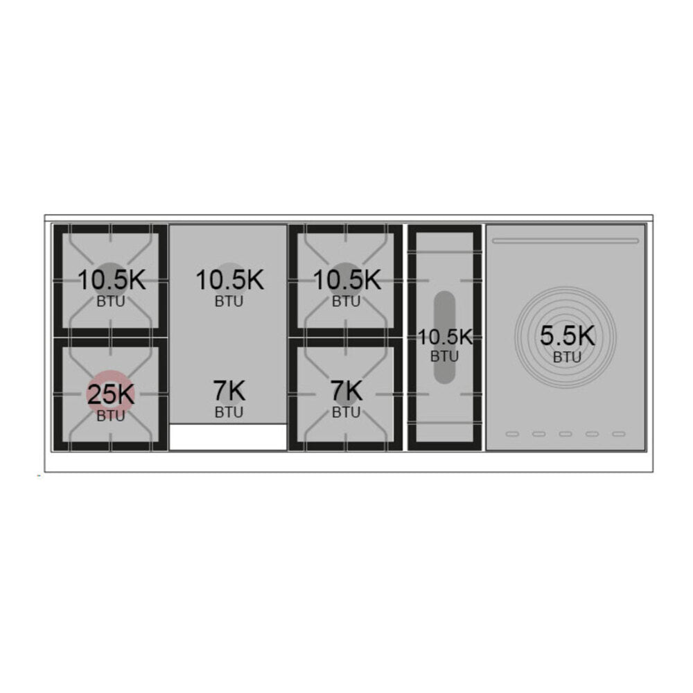 ILVE Nostalgie II Noblesse 60" Graphite Matte Dual Fuel Range with 7 Burners, Griddle and French Top Solid Door Liquid Propane