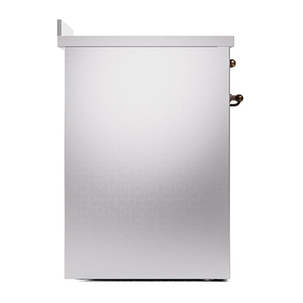 ILVE Nostalgie II 30" Stainless Steel Induction Range with 4 Elements Triple Glass Door