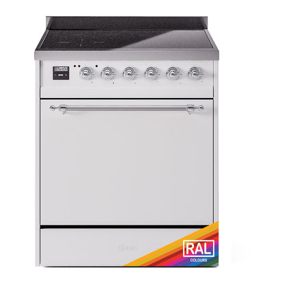 ILVE Nostalgie II 30" RAL Induction Range with 4 Elements Solid Door