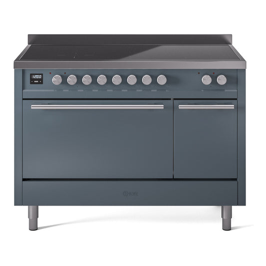 ILVE Professional Plus II 48" Induction Range with 6 Elements Solid Door