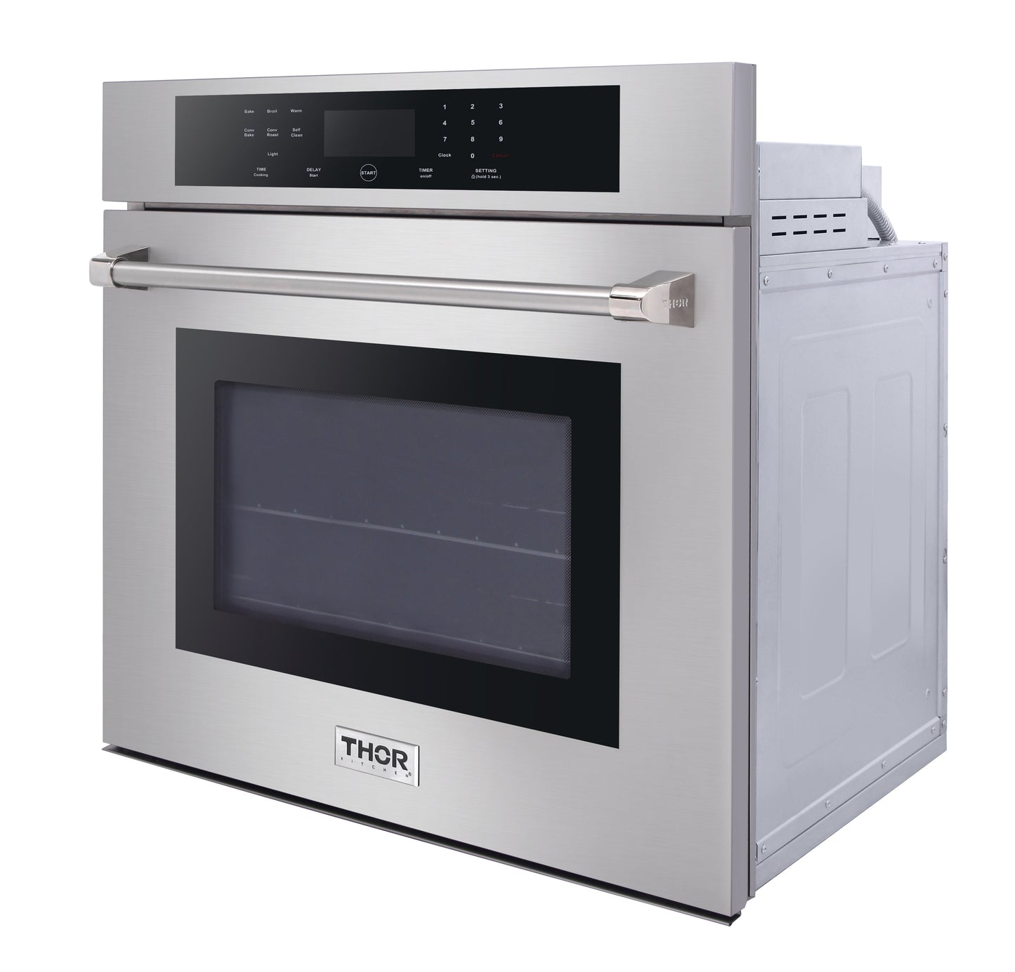 THOR Kitchen 30 in. Professional Self-Cleaning Wall Oven in Stainless Steel, HEW3001