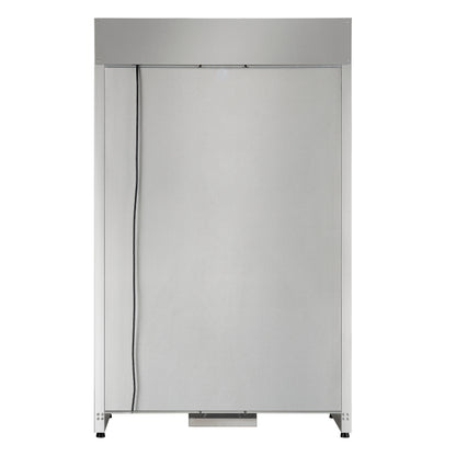 FORNO Abruzzo 48-Inch Dual Zone Wine Cellar, 102 Bottles, 24 cu. ft., Clear Acrylic Holders & Stainless Trim Shelves